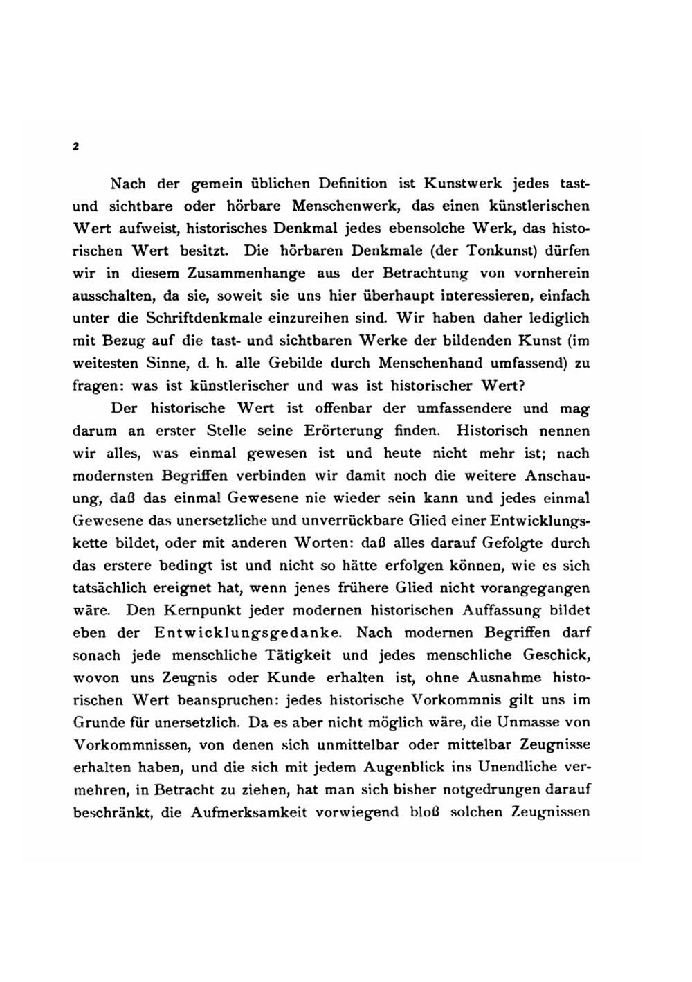 Der Moderne Denkmalkultus. Sein Wesen und seine Entstehung | Alois Riegl