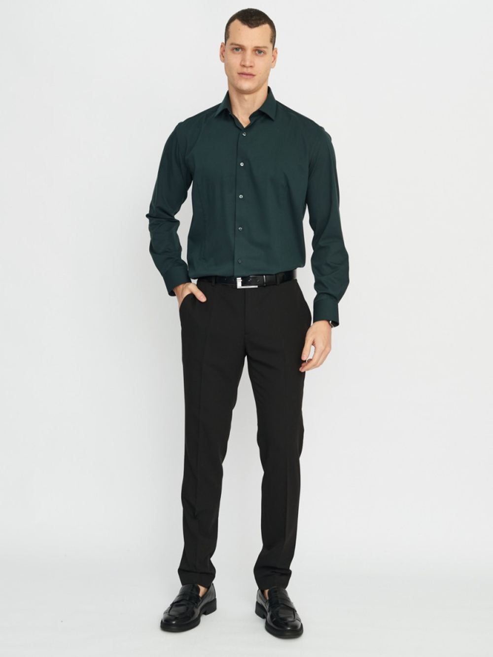 Сорочка GROSTYLE TRENDY SS018067 (UF91) "Изумруд"