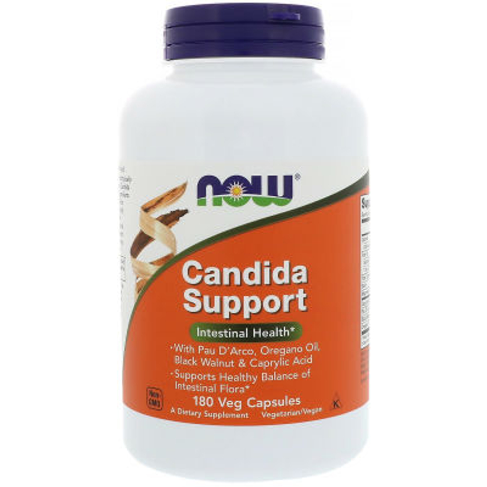 NOW Candida Support 180 вегетерианских капсул