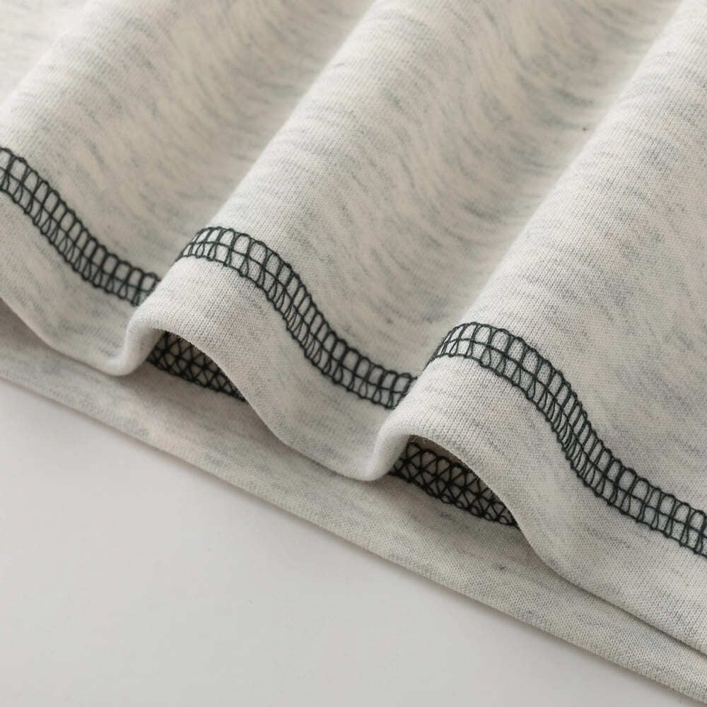 Футболка Ymkashix New City серый меланж / изумрудная