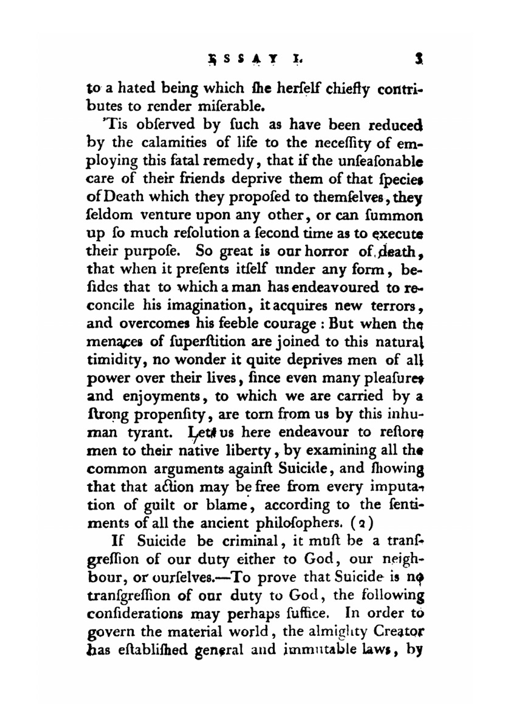 Essays On Suicide and the Immortality of the Soul | David Hume