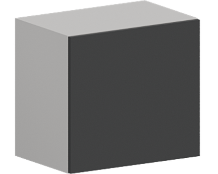 Кухня Модуль ШВГ 509 Белый / Графит