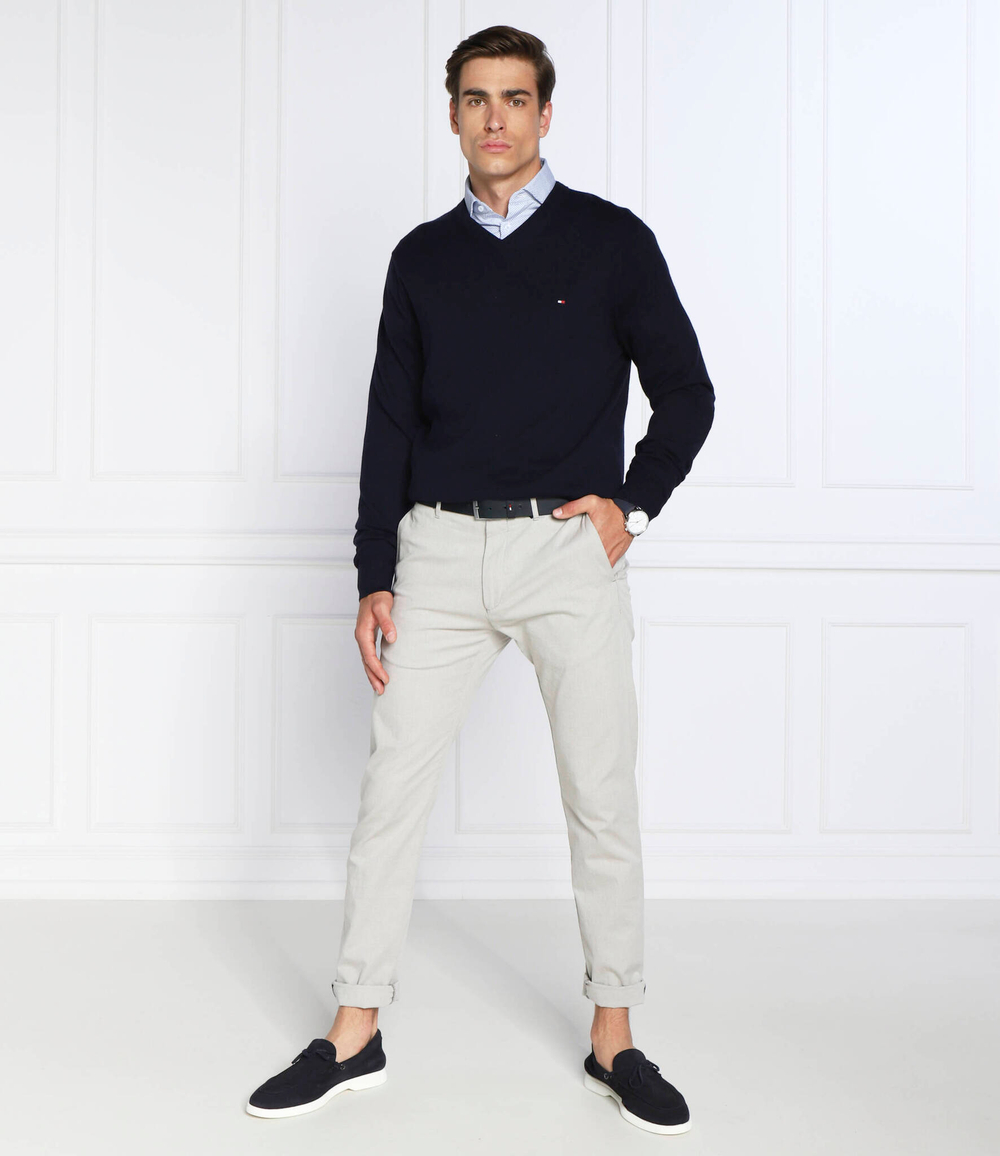 свитер Tommy Hilfiger - темно-синий(MW0MW28047)