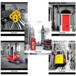 Тетрадь А5, 48 л., BRAUBERG, клетка, обложка картон, АКЦЕНТ, 403032, 5шт