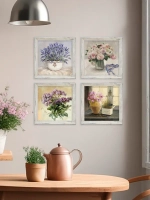 Картины на стену интерьерные на холсте 4 шт