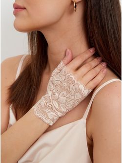 Митенки (S / бежевый / Базовая коллекция / 6 / 6)