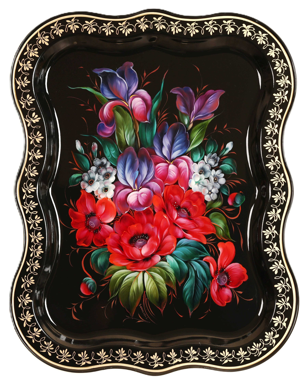 若斯托沃彩绘托盘 A25D27112565