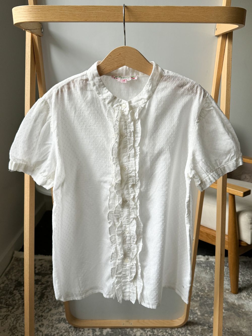 Хлопковая блузка Bonpoint, 152