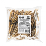 Пика бамбуковая УЗЕЛОК-СЕРДЕЧКО 12 см цвет черный (100 шт)