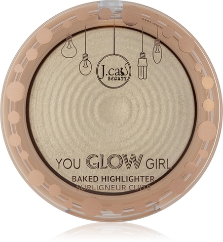 J.Cat Beauty You Glow Girl - Розовый хайлайтер для лица оттенок 101 White Goddess, 8 g