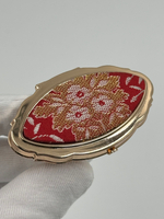 Футляр для помады с текстильной вставкой