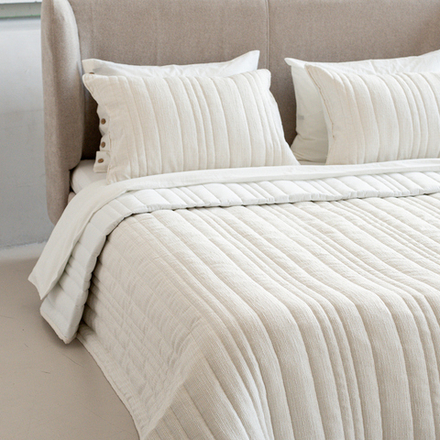 Покрывало стеганое АССТЕР (арт. BL02-460-01) - айвори