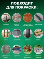 Грунт-эмаль по ржавчине 3 в 1, Краска по металлу, быстросохнущая 1,7 кг AKRIMAX-PREMIUM, глянцевое покрытие, шоколадная