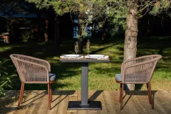 "Каффе" обеденная группа на 2 персоны, цвет "дуб"