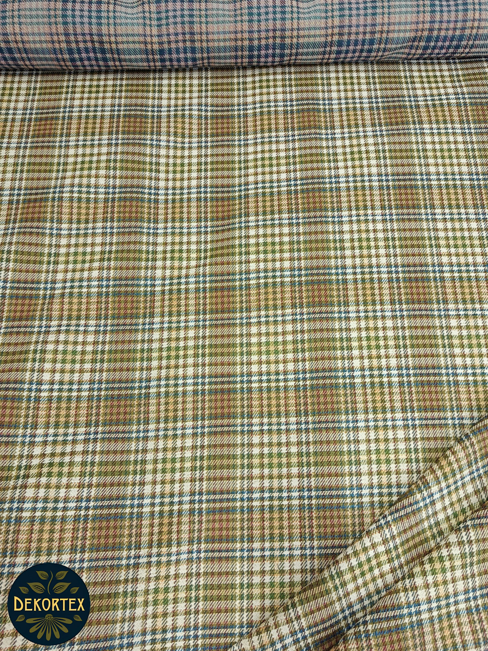 Мебельная ткань гобелен на отрез "Виндзорская клетка" (ширина 160 см) цена за п/метр