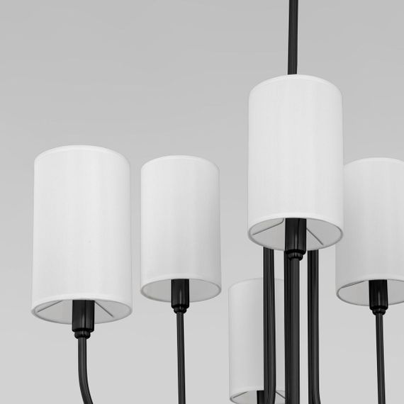 Подвесная люстра Eurosvet Abbey 60164/6 черный Smart