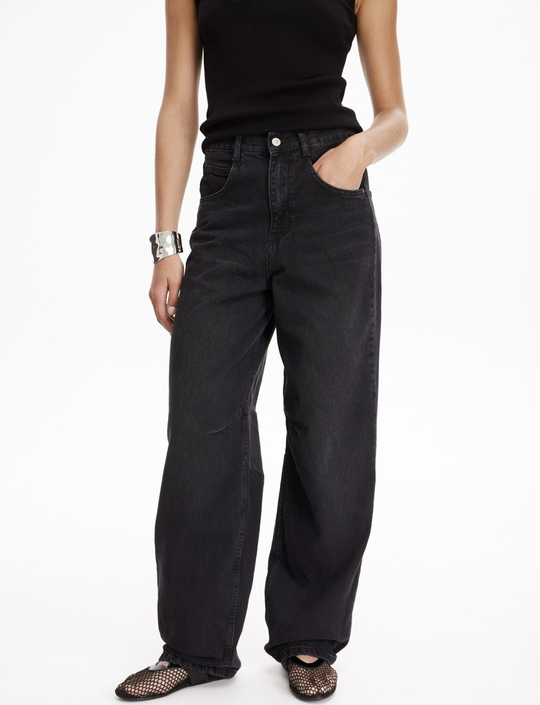 Джинсы багги