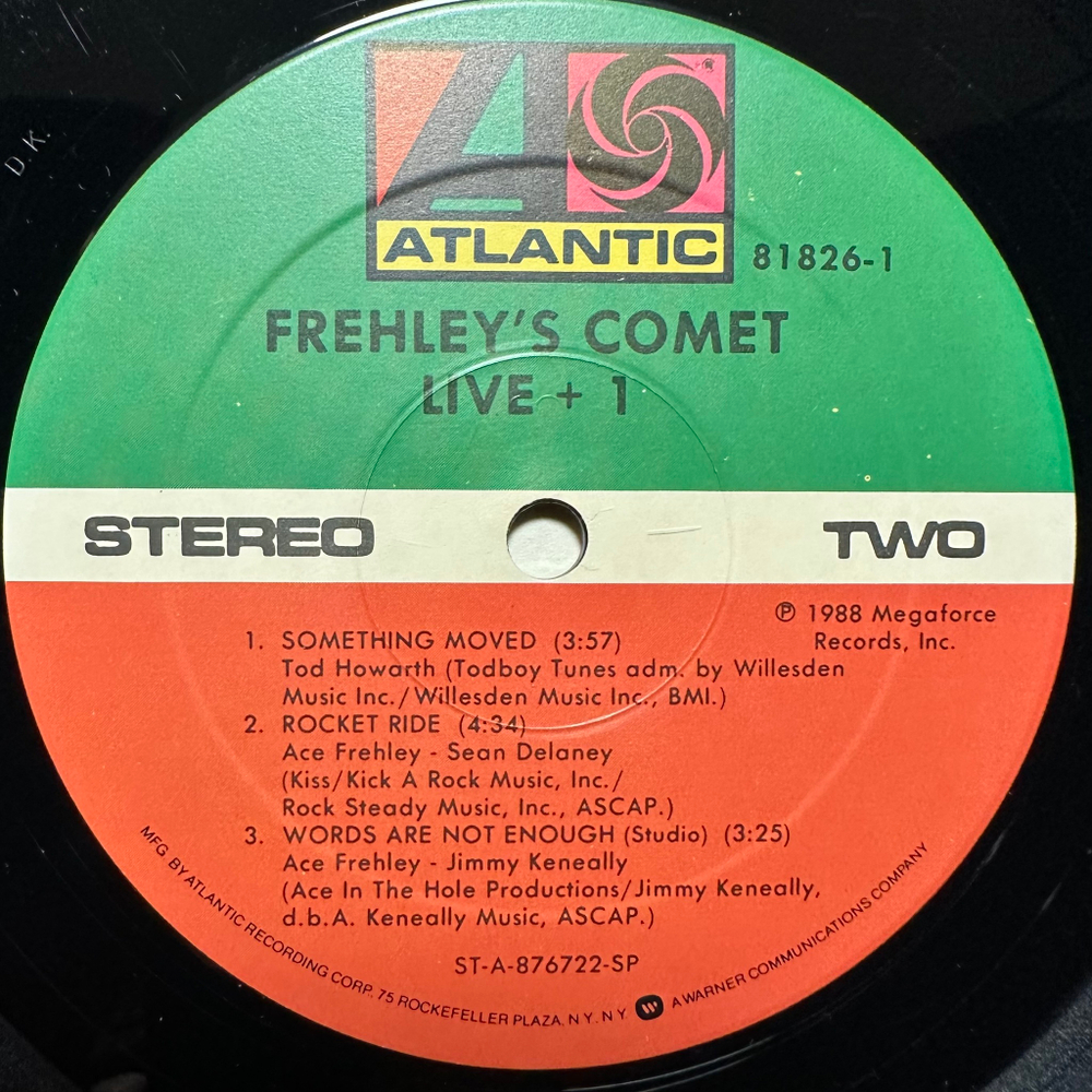 Frehley's Comet- Live + 1 (USA 1988г.)