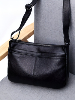 женская сумка на плечо из натуральной кожи