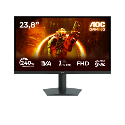 Монитор Игровой 23,8" AOC 24G10ZNE/01 VA 1920x1080 240Hz 0.3ms 300cd/m 4000:1 2xHDMI DP Черный