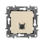 Розетка телефонная RJ11 слоновая кость ETIKA Legrand