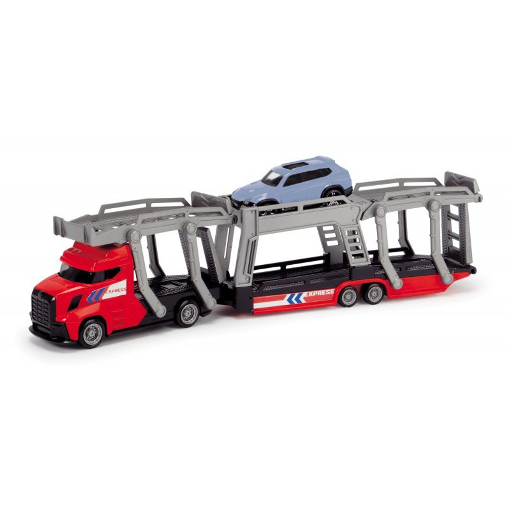 City - Эвакуатор с 3 автомобилями Красный 3745008 B