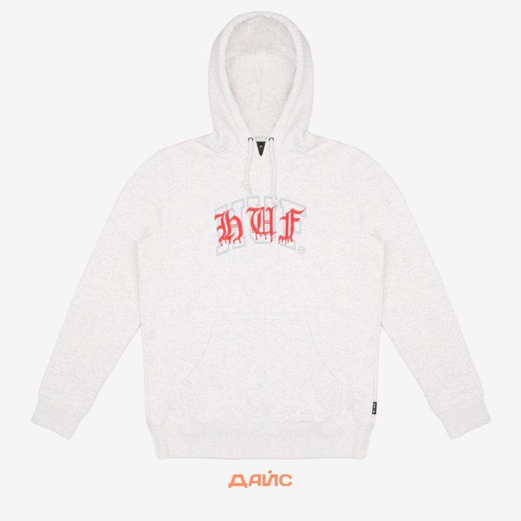 Толстовка мужская HUF Discordia артикул:PF00346-ATHHR - купить в магазине Дайс