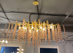 Люстра Coral Crystals Long Copper II Color