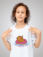 Футболка "Капибара" (Don't worry, be cappy!)