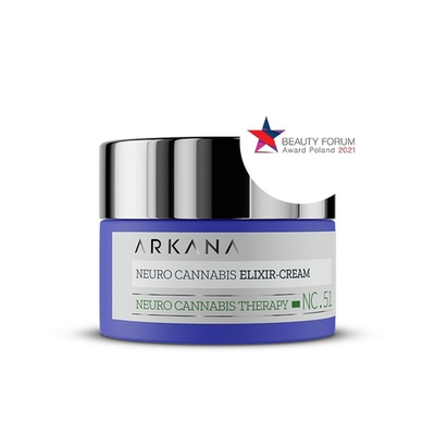 Neuro Cannabis Elixir/Cream - Восстанавливающий  нейрокрем-эликсир со стволовыми клетками конопли, 50 мл