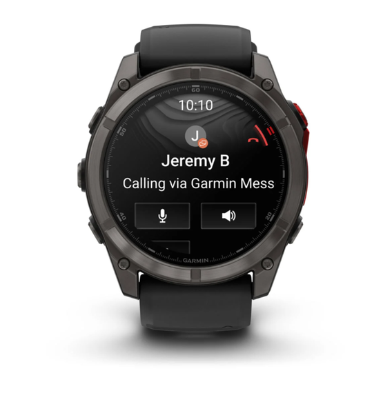 Умные часы Garmin Fenix 8 PRO, 51 мм, MicroLED, Sapphire, Carbon Gray DLC Titanium with Black/Pebble Gray Silicone Band