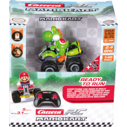 Радиоуправляемая машина Carrera RC Mario Kart Yoshi Quad 400021 1:40 2,4 ГГц — фото 1