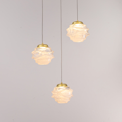 Подвесной светильник MD25030003-3A gold/clear