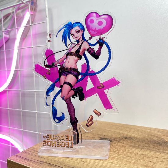 Фигурка акриловая League of Legends. Джинкс