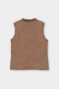 Майка SHMOT "NIRVANA 3" GARMENT DYE Бежевый