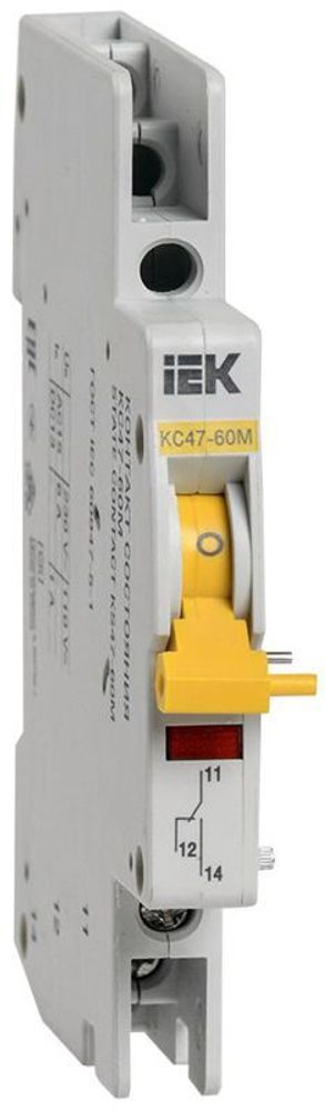 Контакт состояния КС47-60М на DIN-рейку для ВА47-60M KARAT IEK MVA31D-KS-1