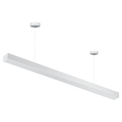 Светильник LED ЭРА Geometria SPO-116-W-40K-024 Block 24Вт 4000K 1900Лм IP40 1200х70х40 белый подвесной драйвер внутри | Декоративные светильники Geometria
