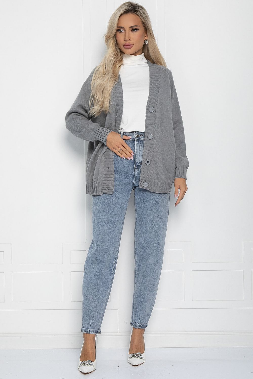 Кардиган Вилла (серый) Б11288 LT Collection