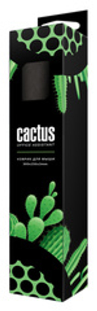 Коврик для мыши Cactus CS-MP-D02M Средний черный 300x250x3мм