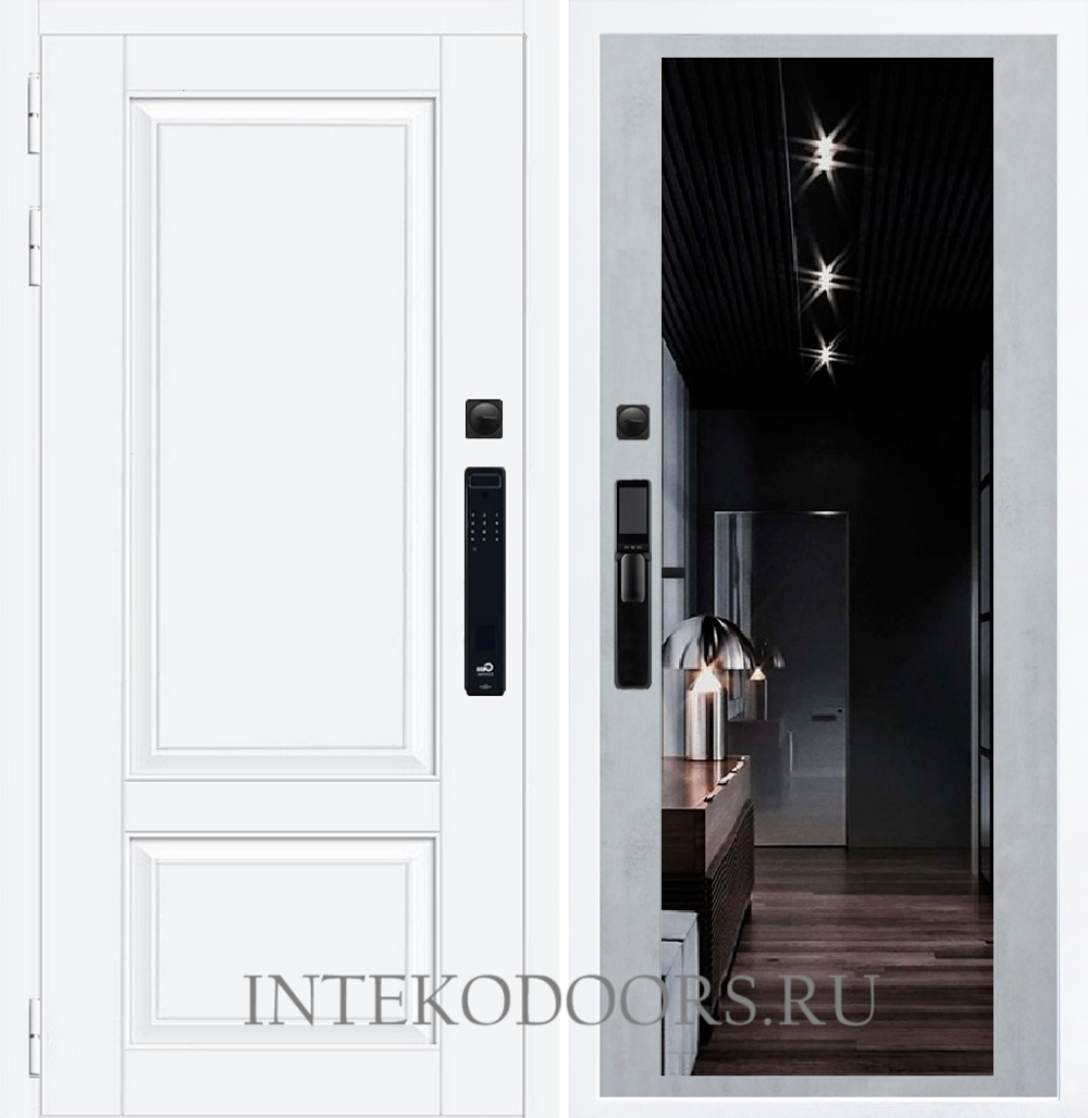 Афина Белая V8 с зеркалом