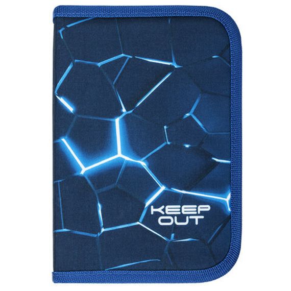 Penal \ Pencil case\ Пенал BRAUBERG, 1 отделение, 2 откидные планки,, 21х14 см, 272320