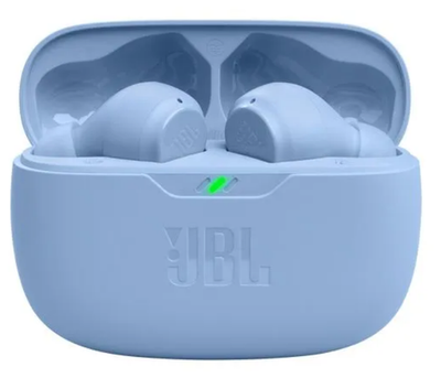 Беспроводные наушники JBL Wave Beam, USB Type-C, голубой