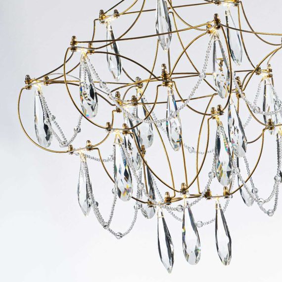 Подвесная светодиодная люстра Modelux Premium ML.5601.400P BS