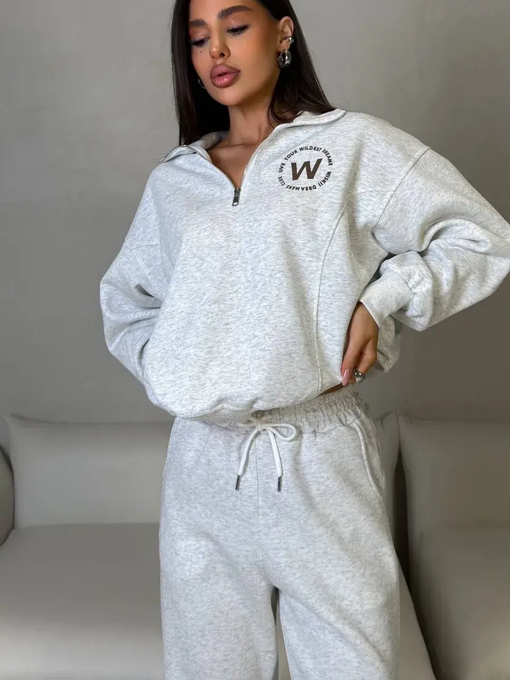 Спортивный женский костюм без флиса W