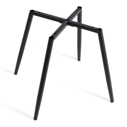 Стул обеденный La Rousse флок , серый/черный, 29, 49х50х93