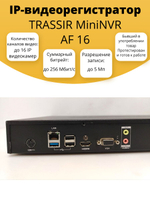 IP-видеорегистратор TRASSIR MiniNVR AF 16. Товар уцененный