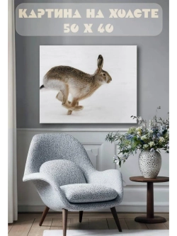 Картина на стену 40 X 50 Заяц