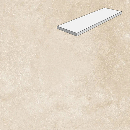 Угловая ступень лофт Lifebrick Limestone Crema 900x330x40x20