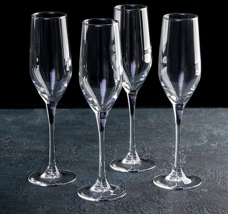 Набор бокалов для шампанского «Время дегустаций. Шампань», 160 мл, 4 шт