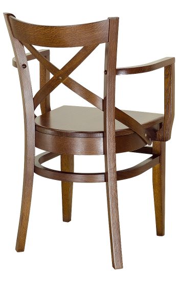 Кресло Соло (дуб/тон 344/жесткое сиденье)